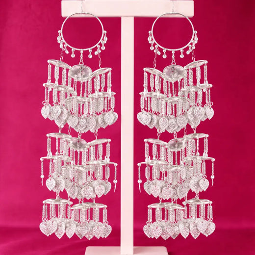 Traditional Silver Ceremonial Long Bridal Kaleera