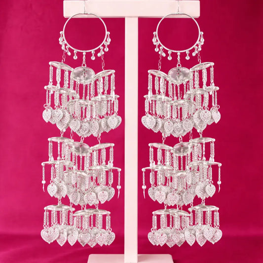 Traditional Silver Ceremonial Long Bridal Kalira