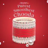 Pure Pearl Grace Kundan Red Chooda