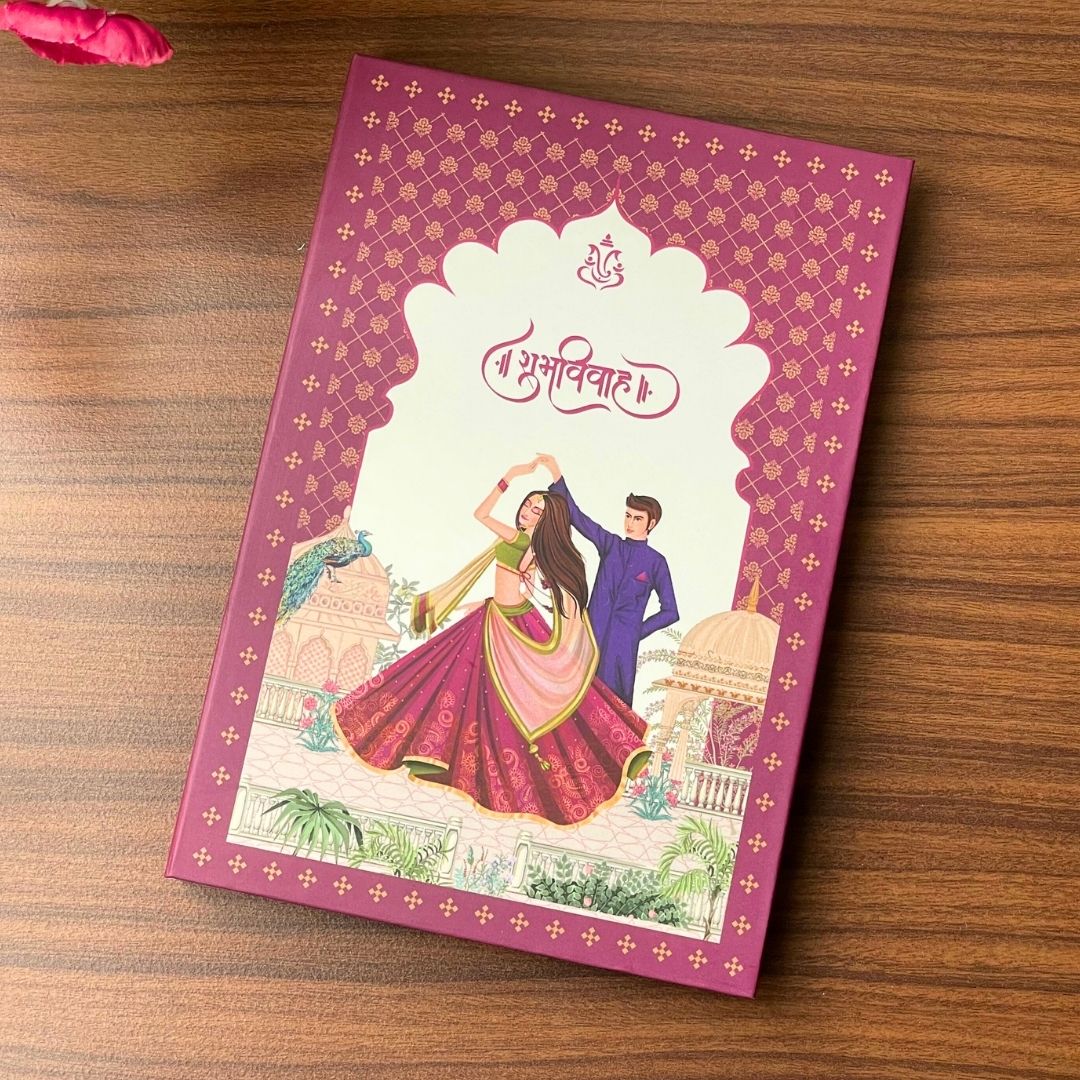 SubhVivah, Silver, Red Folder Box, 6 Coins (1 GM Each), 999 Purity Silver Coins