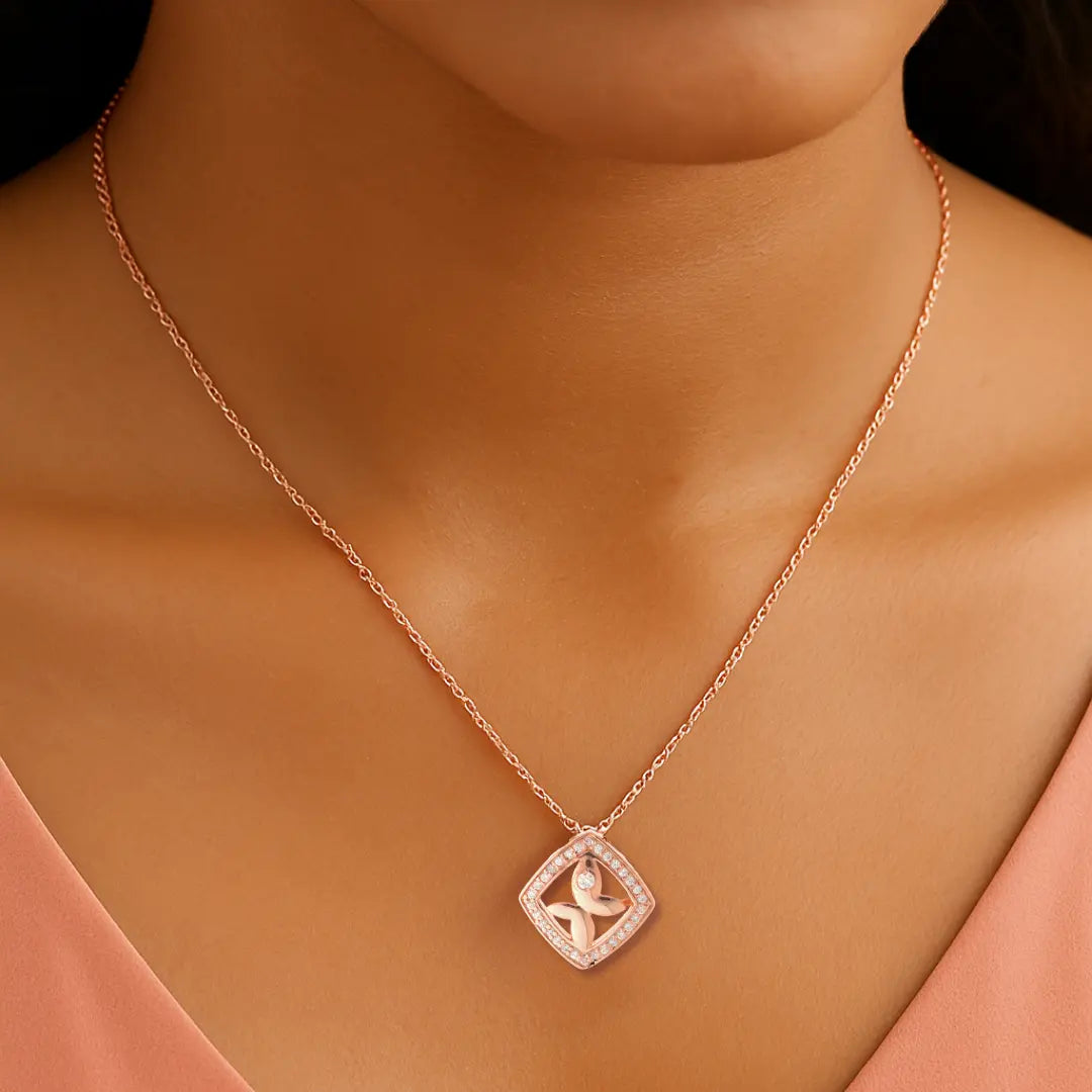 Contemporary Square Pendant
