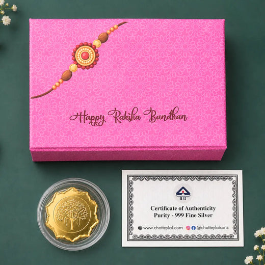 Raksha Bandhan Special 999 Pure Silver Coin Gift Box