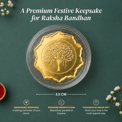 Raksha Bandhan Special 999 Pure Silver Coin Gift Box