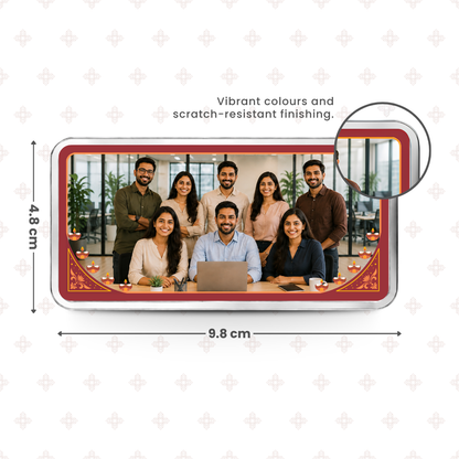 A Special Memory Diwali Gift - Add Photo – 20g 999 Silver Bar
