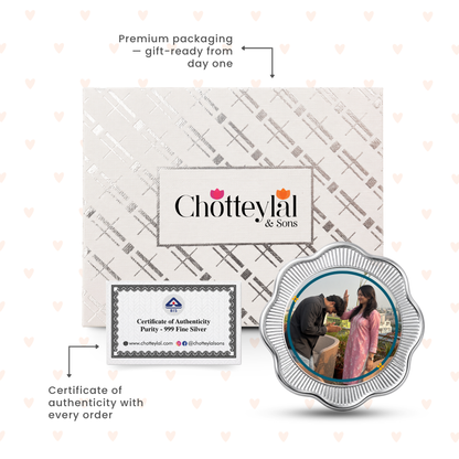 My Forever Emergency Fund – Personalised Photo Silver Coin Raksha Bandhan Gift