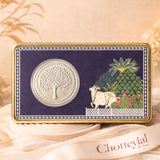 1 g Silver Coin Kamdhenu Divine Card – For Auspicious Gifting