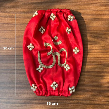 Traditional Om Design Chooda Cover for Brides