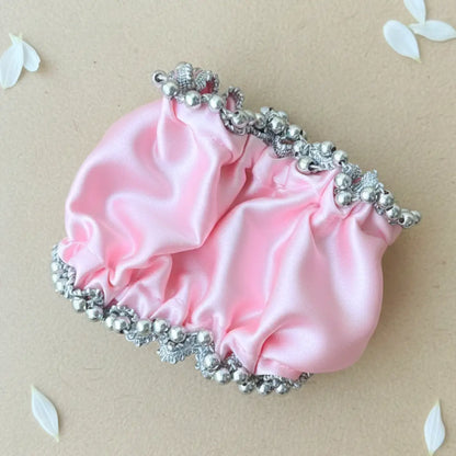 Elegant Traditional Gaana with Premium Baby Pink Cover for Weddings