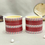 Pure Pearl Heritage Maroon/Red Chooda