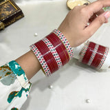 Pure Pearl Heritage Maroon/Red Chooda