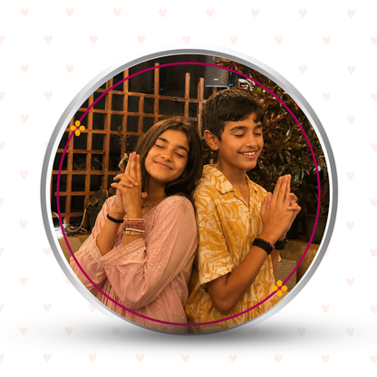 Tenu Sang Rakhna – Personalised Photo Silver Coin Raksha Bandhan Gift