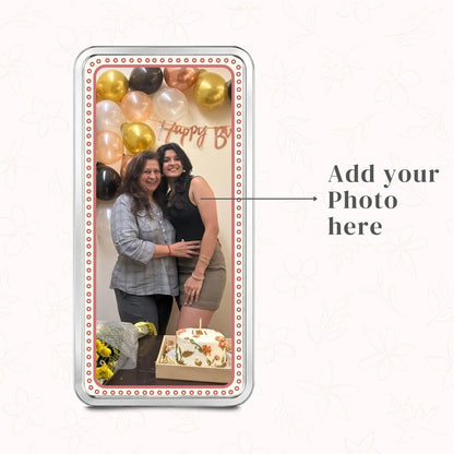 Chotteylal & Sons Customised Happy Birthday Silver Bar