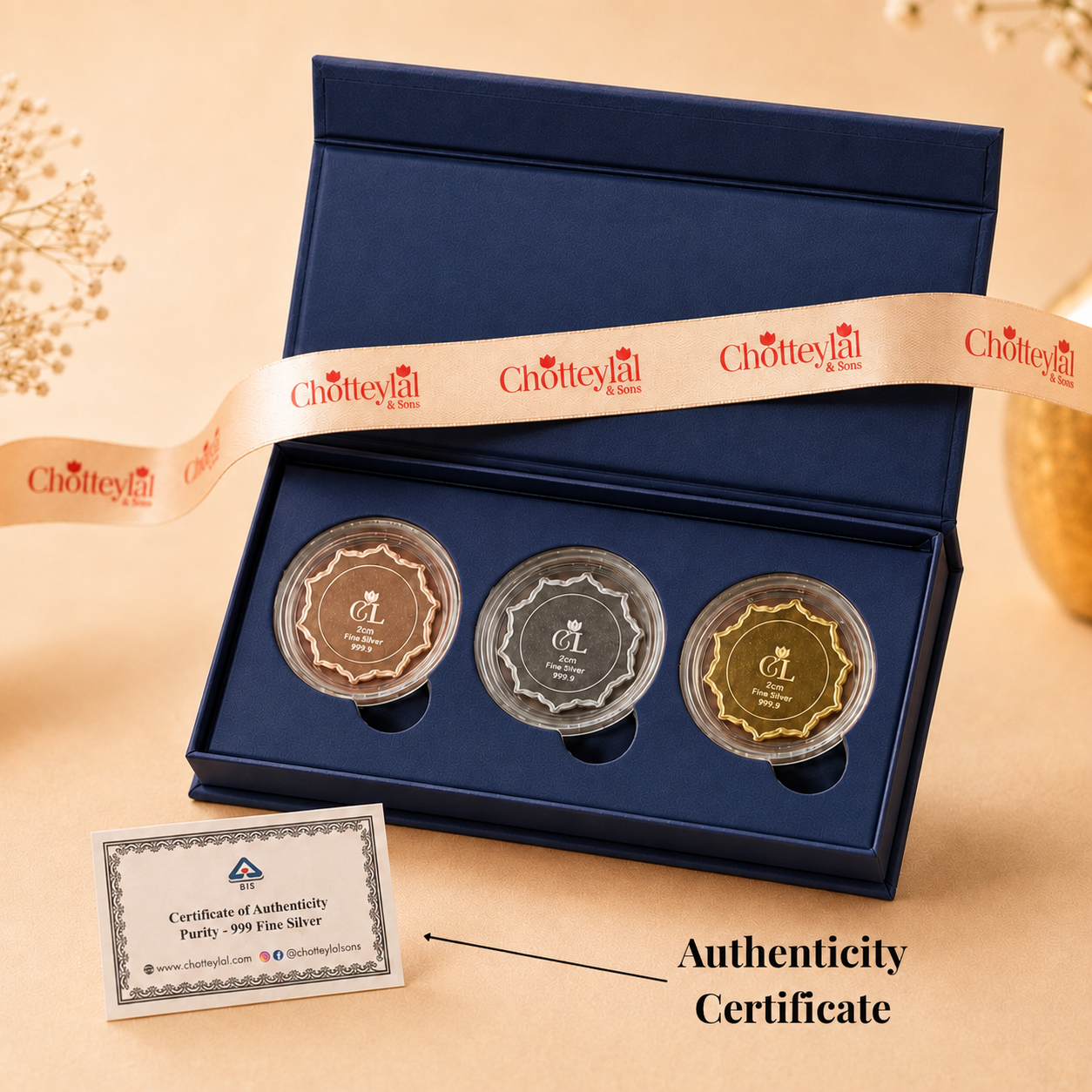 Shubh Deepawali - 6g Banyan Tree Star Set - Add Logo/Message