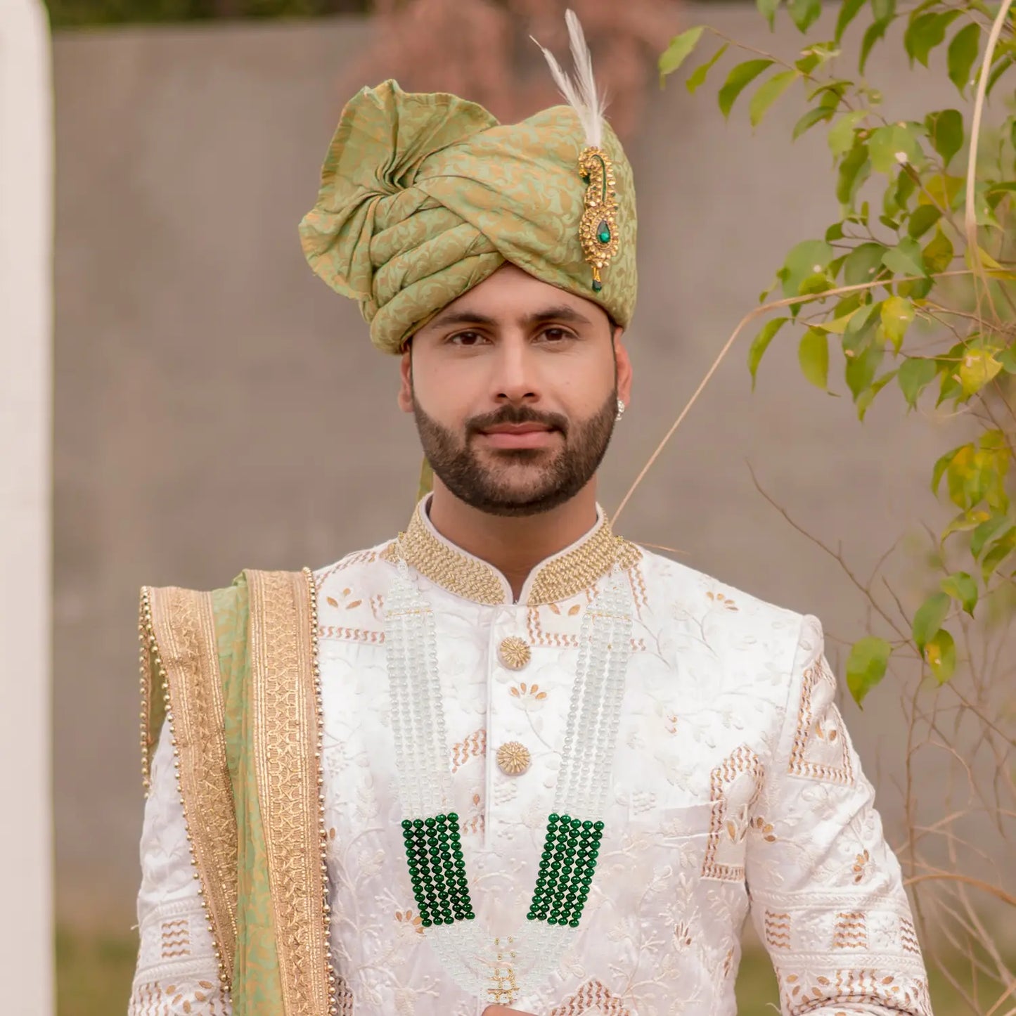 Jewellery for Groom MultiLayer Traditional Pearl Necklace, Dulha/Men Moti Haar