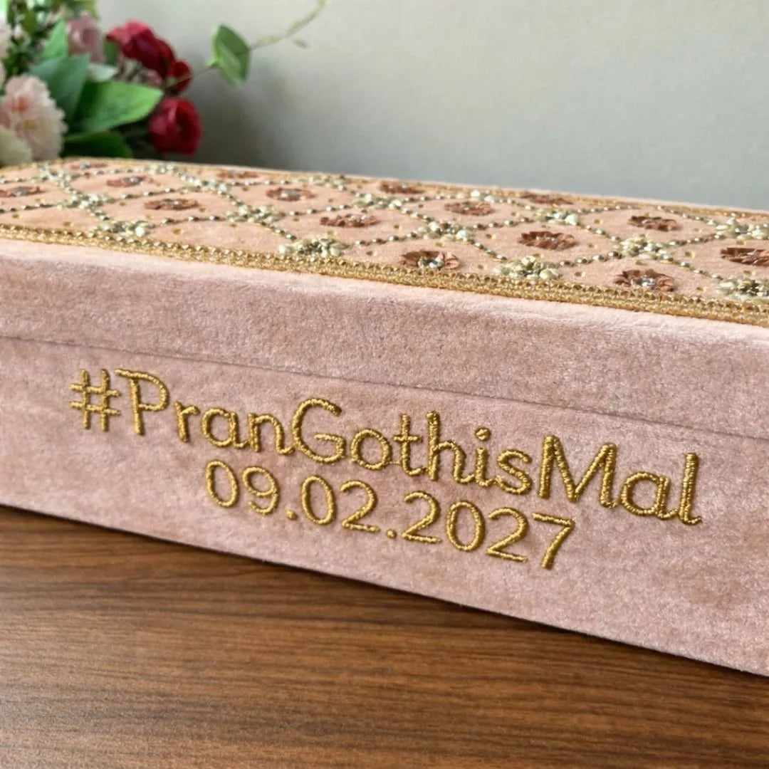 Luxury Ivory Designer Chooda Box – Customised for Brides