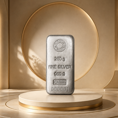 MMTC 250g Banyan Tree 999 Pure Silver Casted Bar