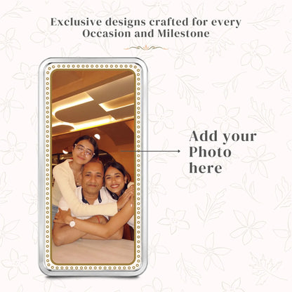King of the Jungle Personalised Silver Coin — Add Photo & Greeting