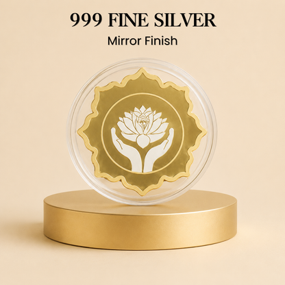 The Sacred Lotus – 50g 999 Silver Floral Coin
