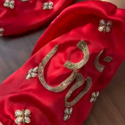 Traditional Om Design Chooda Cover for Brides