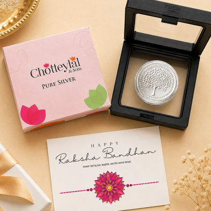 Premium Raksha Bandhan Silver Coin