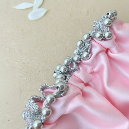 Elegant Traditional Gaana with Premium Baby Pink Cover for Weddings