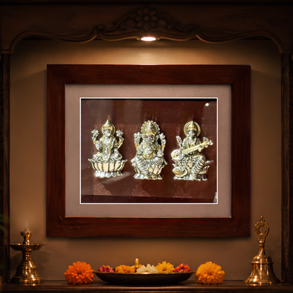 999 Laxmi Ganesh Saraswati Murti – A Divine Gift of Prosperity