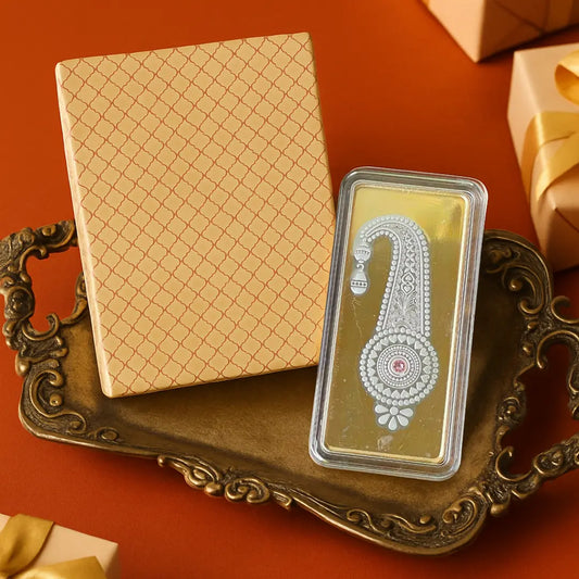 Kalangi, Bar Shape, 50 Grams, 999 Purity Silver Coin - Ready To Ship