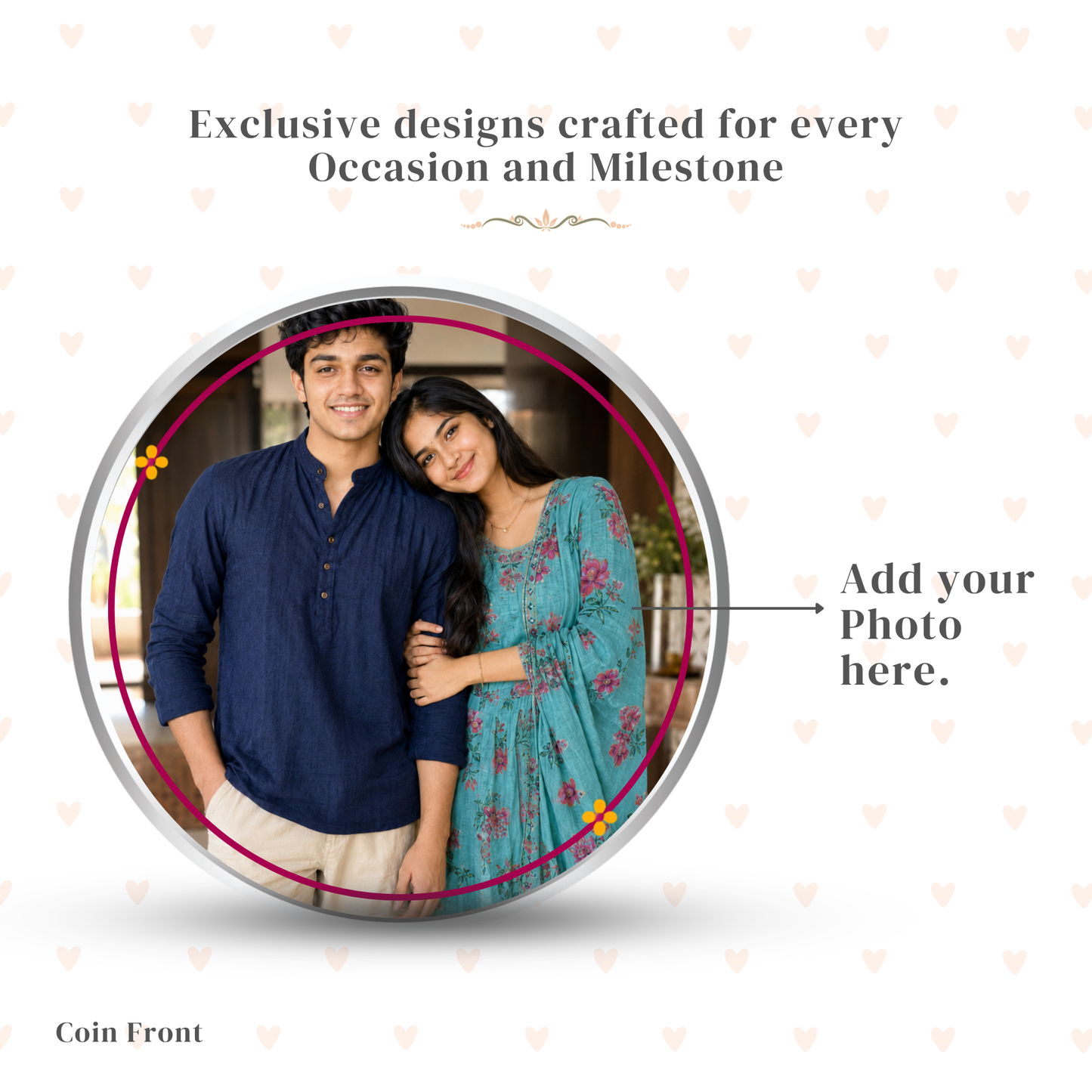 My Favourite Series – Personalised Photo Silver Coin Raksha Bandhan Gift