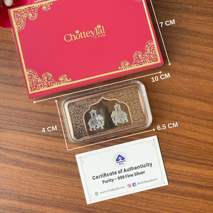 Two Elephant, Dollar Shape, 20 Grams, 999 Purity Silver Coin - Ready To Ship