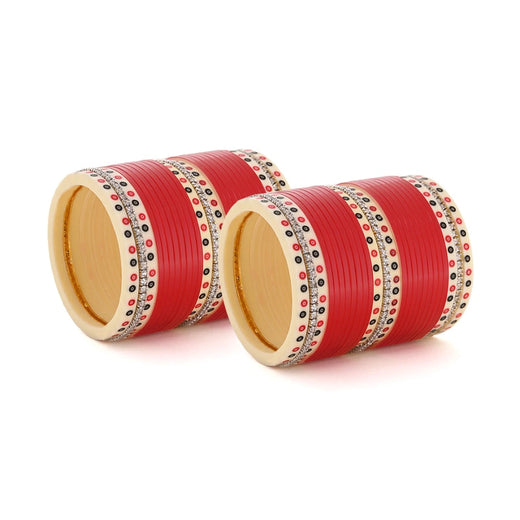red bridal chura