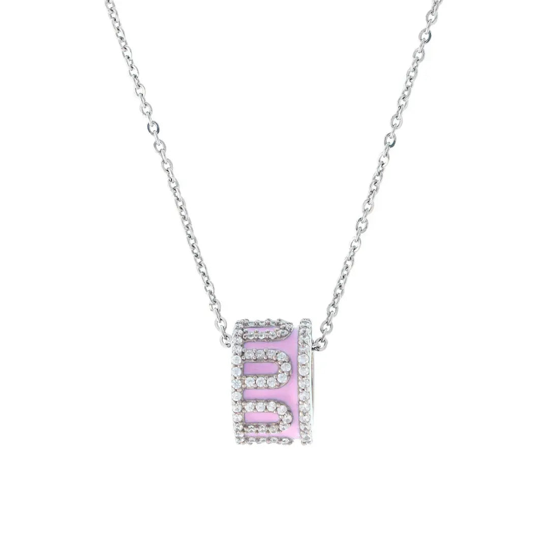 Chic Baby Pink Drum Pendant