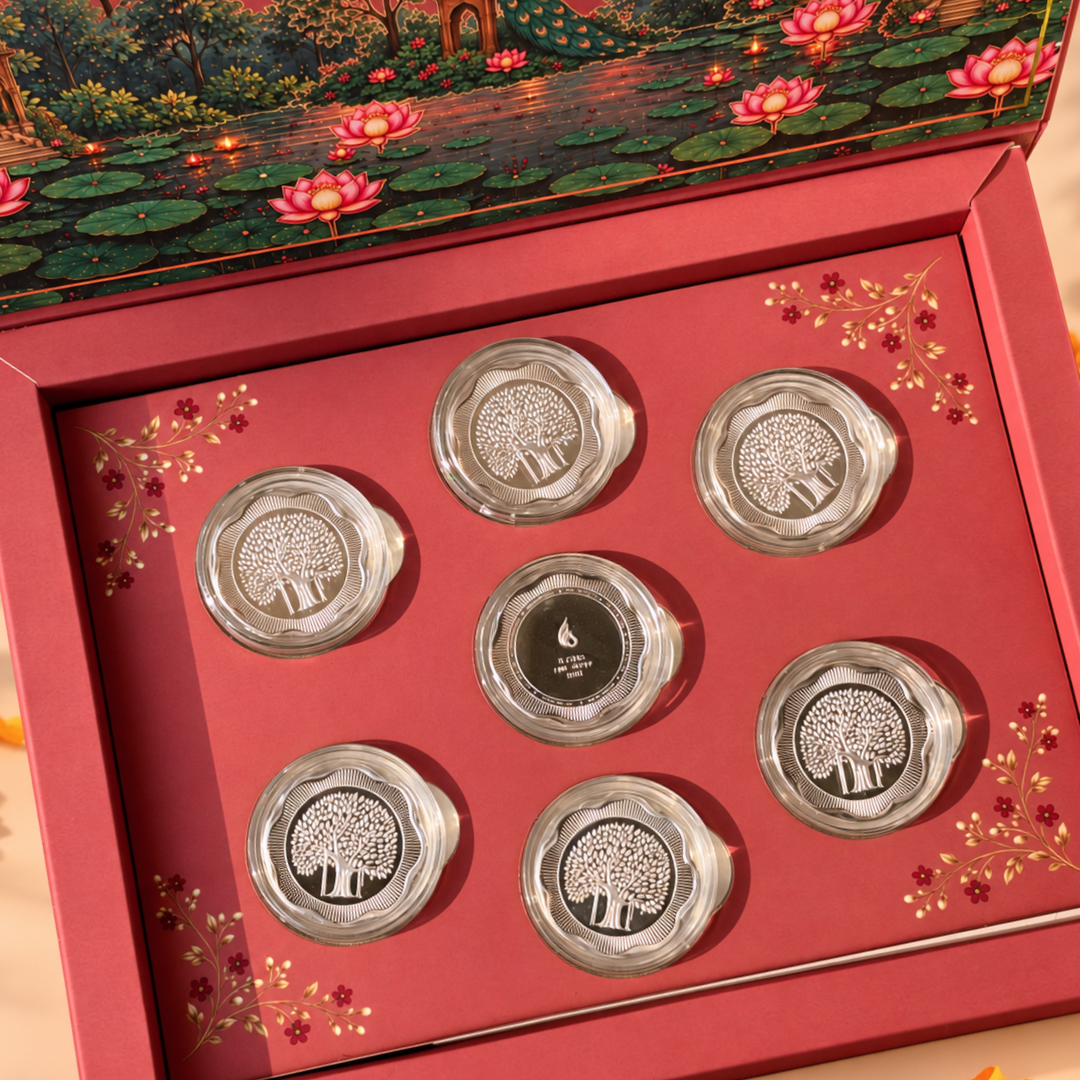 Gulabi Bagh Shagun 35g Silver Coin Box