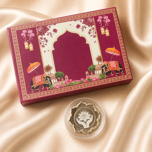 Lotus In Hand, Rose Gold Finish, Lotus Shape, Single (5 g)
