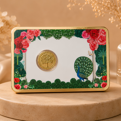 50mg Gold Banyan Tree Coin with Designer Card