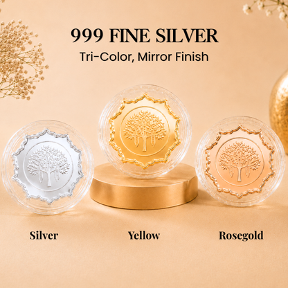 The Prosperity Grove – Set of 3 Pure Silver Coins, 2g Each