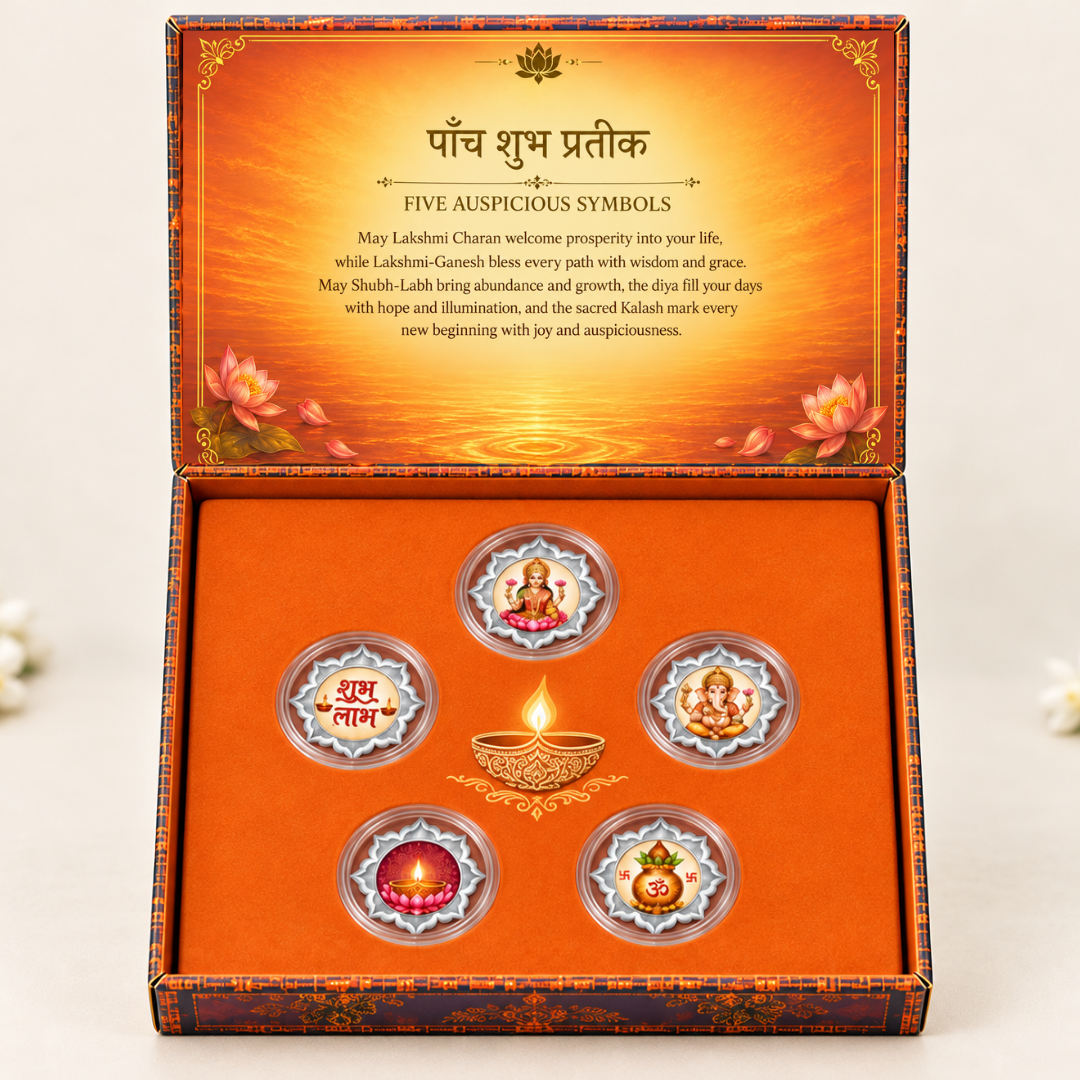 999 Fine Silver Star-Shaped Coin | Diwali Gift for Corporates
