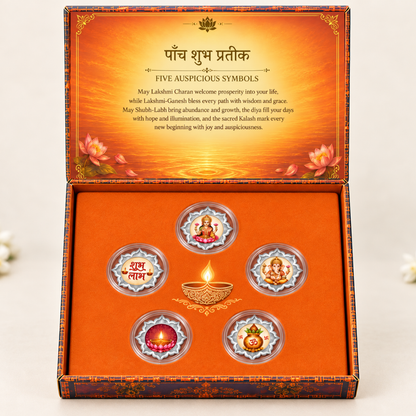 999 Fine Silver Star-Shaped Coin | Diwali Gift for Corporates
