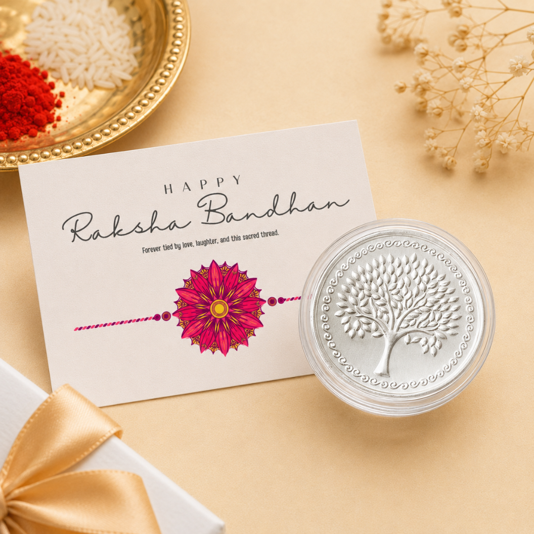 Premium Raksha Bandhan Silver Coin