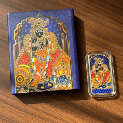 Banke Bihari Ji 999 Pure 20g Silver Coin with Premium Gift Box