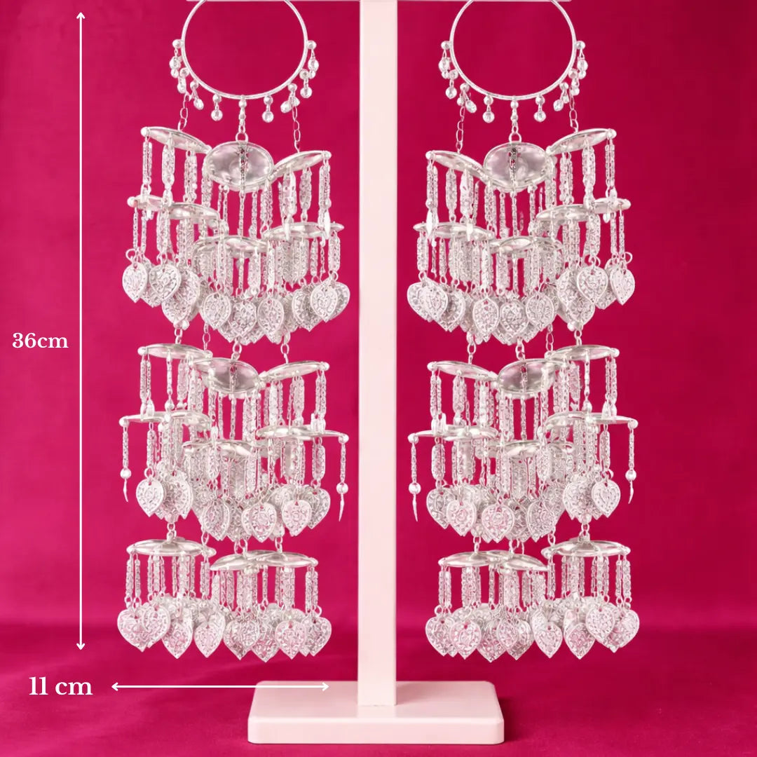 Traditional Silver Ceremonial Long Bridal Kalira