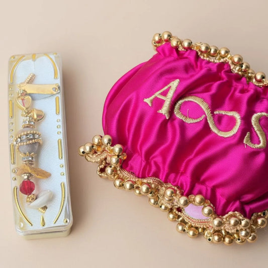 Gaana with Premium Pink Customisable Gaana Cover - Add Logo