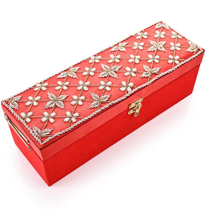 Customised Red velvet Chooda Box  | chura box