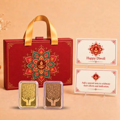 Samriddhi Rangoli 10g Leaf In Hand Set - Add Logo/Text