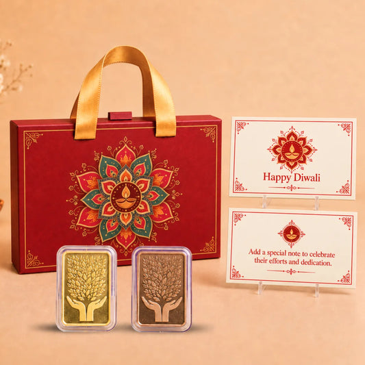 Samriddhi Rangoli 10g Leaf In Hand Set - Add Logo/Text