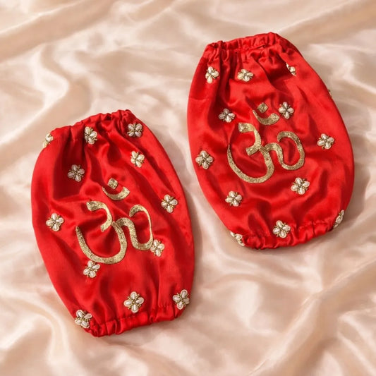 Traditional Om Design Chooda Cover for Brides