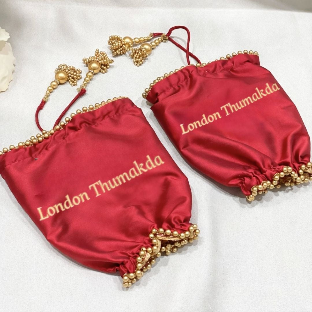 Premium Red Chooda Cover with Personalized 1 Line Text