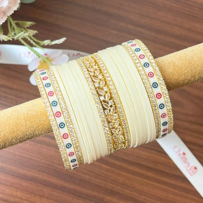 Elegant Ivory Chooda for Luxurious Bridal Rituals