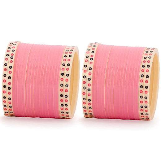 pink bridal chura