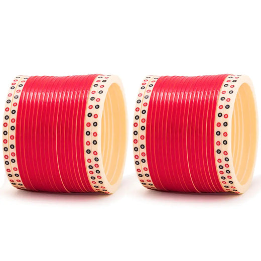 red bridal chura