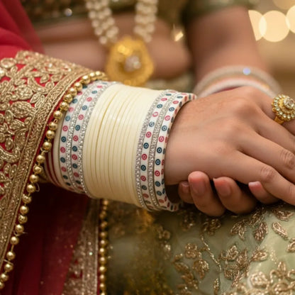 Premium Ivory Chooda for Regal Wedding Celebrations